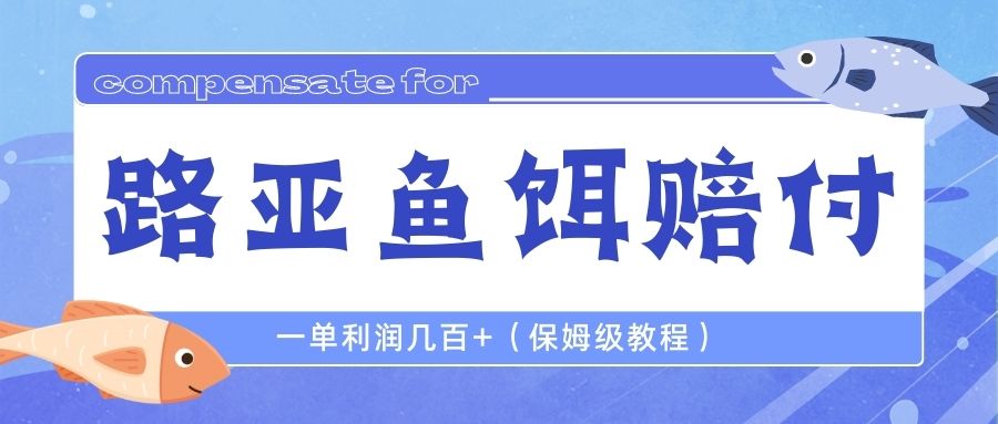 最新路亚鱼饵打假赔付玩法，一单利润几百+-云网创资源站