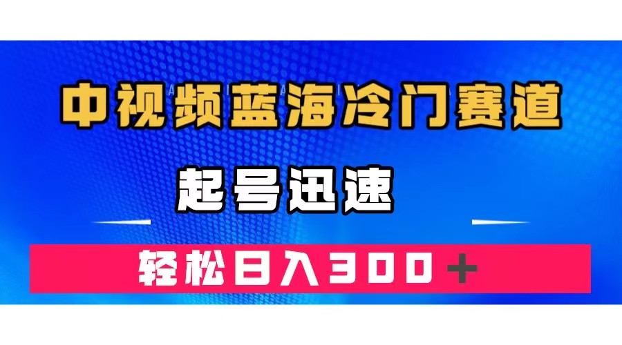 中视频蓝海冷门赛道，韩国视频奇闻解说，起号迅速，日入300＋-云网创资源站