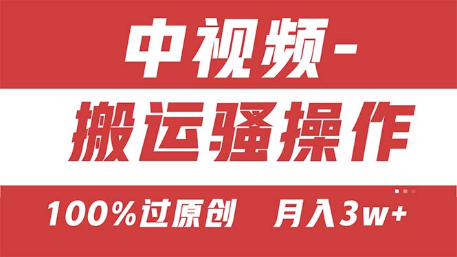 【中视频新思路】双重去重100%过原创，无脑搬运一键多渠道发布，一人可…-云网创资源站