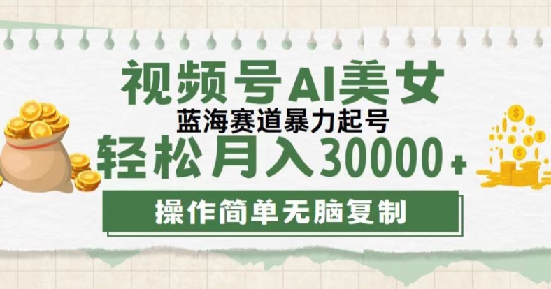 微信视频号创作者计划，后半年全新生态，不用视频剪辑，AI形成，稳过原创设计，新手落地式实际操作课堂教学-云网创资源站