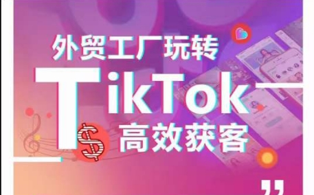 外贸工厂轻松玩TikTok高效率拓客，多种多样推广方式与内容创作方法，拆卸爆款短视频打造成功实例-云网创资源站